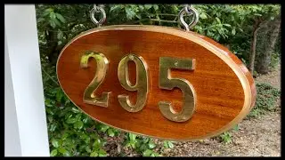 Make an Address Plaque