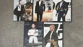 James Bond Daniel Craig DVD Collection