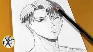 How to Draw Levi Ackerman Step by Step &ndash; Easy Attack on Titan Anime Drawing Tutorial