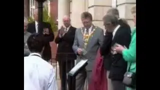 walker cannon unveiling 1990 rotherham town hall courtesy don scott