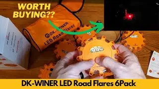 DK WINER LED Road Flares 6Pack Roadside Emergency car kit Emergency Road Flares Kit - Worth Buying?