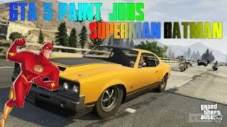 Gta 5 Paint Jobs Tutorial (Superman, Batman)