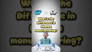 CIP vs SIP in Pharma Manufacturing | #PharmaShorts #GMPCompliance #Microbiology