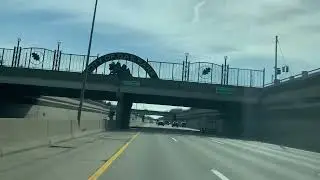 Driving to  (I-696 E) Center Line, Michigan from Southfield, Michigan 🇺🇸 April 2023