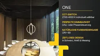 ONE by SLV &ndash; Licht in seiner sch&ouml;nsten Form 💡 | Design trifft Pr&auml;zision