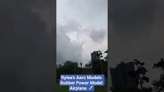 Wow! 😍 This little rubber power plane really flies high! Made by Rylee&rsquo;s Aero Models  Sri Lanka 🇱🇰