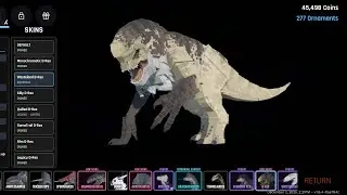 NOVA SKIN PARA O T-REX NO JURASSIC BLOCK!!!