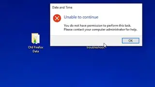 Невозможно изменить часовой пояс в Windows 10. У вас нет разрешения на выполнение этой задачи.