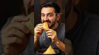 &ldquo;Small Samosa Big Swag 🔥😋 #food &rdquo;#streetfood#indianstreetfood