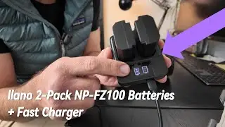 Better Than Sony NP FZ100 Batteries? Llano 2-Pack NP-FZ100 Batteries + 20W Fast Charger Set Review