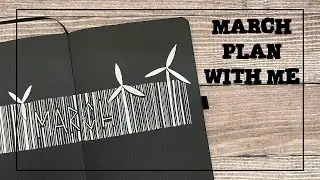 March 2022 Plan With Me | Barcode Theme