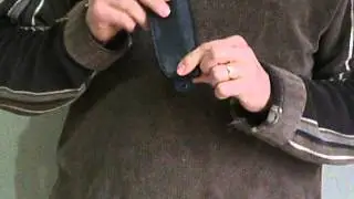 MOLLE compatible custom leather knife sheath