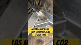 Banyak yang masih meragukan las mig tanpa co2 padahal memudahkan kerja #shorts