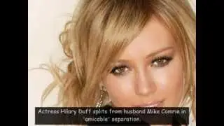 Hilary Duff and husband Mike Comrie split after three years of marriage