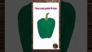 Easy capsicum drawing _step by step for beginners