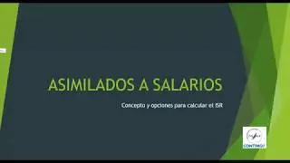 Que son los asimilados a salarios