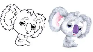 How to Draw a Koala from Back to the Outback Netflix | Pretty Boy