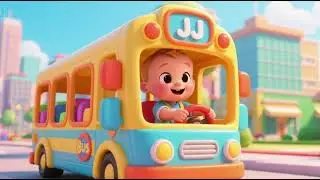 🚌👶 Baby Bus Driver JJ | Pretend-Play Transportation Song for Kids 🎵✨