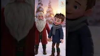 Santa Claus & the Quiet Boy ! KIDS STORY !  #viral #shorts #viralshorts