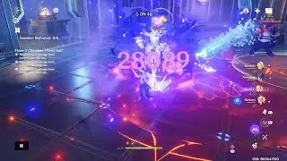Genshin Impact Fischl damage test exhibition Abyss Floor 7