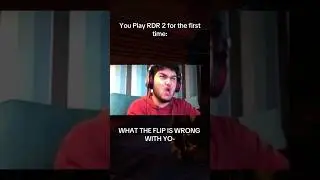 You Play RDR 2 for the first time 💀 #rdr2 #reddeadredemption #skit