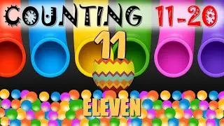 Count 11-20 | Fun Candy Numbers for Kids | BirajBuzz