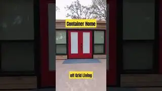 Container Cabin Off Grid Living#containerhome#shippingcontainerhome#tinyhome#alternativehousing