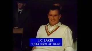 JIM LAKER (FEBRUARY 9 1922 - APRIL 23 1986)