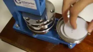Pigmy Assembler - Making a 58mm badge - Old video