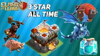 New Meta // Th11 3 Star Attack Strategy 🥰// Hogs With Clone Spell;??