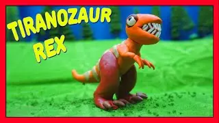 Tiranozaur Rex (T-Rex) - Cum sa faci un dinozaur din plastilina