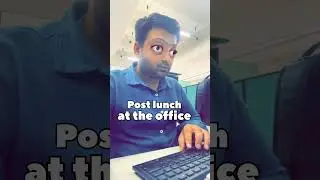 Office meme #corporate #post #lunch #funny #video #corporate #work #life #sleep #love #trending love