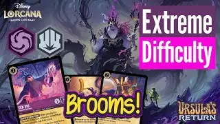 EXTREME Difficulty Lorcana Illumineer’s Quest: Deep Trouble Solo Playthrough
