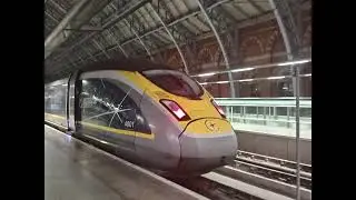 Paris to London by Eurostar E320 standard seats **train swapped **