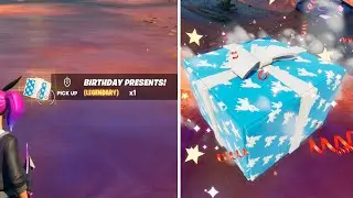 How to Get Birthday Presents in Fortnite Season 8 Location