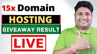15x Domain & Hosting Giveaway Result