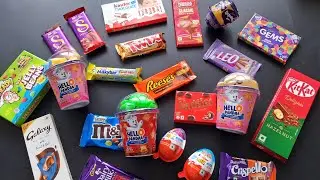 100 candies opening, chocolate a video, lots of chocolates, Cadbury celebration, surprise toys