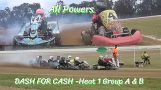 Sydney Speedway Karts Dash for Cash Group A & B Heat 1