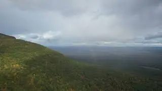 More Rainbow and Forest Drone Footage Atop OverLook Mountain