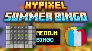 Hypixel Summer Update LIVE! COMPLETING Medium Bingo!