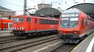 Treinen in Aachen Hbf (Aken) - 15 juli 2014