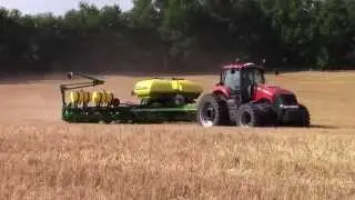 Double Crop: No Till Planting Soybeans After Winter Wheat
