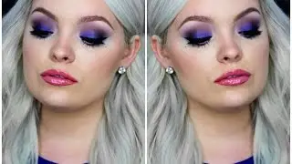 Smokey Purple Drugstore Makeup for Prom!
