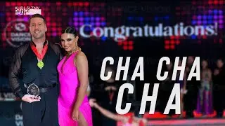 ALISA SELEZNOVA and ANDY FITZGERALD, Cha Cha, Pro/Am Silver B, Dance Vision National Championships