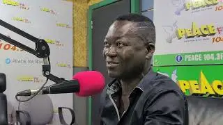 An up close session with the most famous musician Andy Frimpong Manso @ Yeekor Asore on Peace 104.3