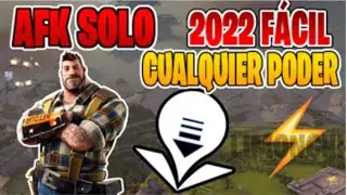 🚨 FUNCIONA Como hacer una misión AFK en fortnite salvar el mundo. SOLO y CUALQUIER PODER Actualizado