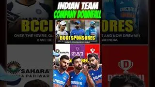 INDIAN CRICKET TEAM SPONSOR DOWNFALL🤯