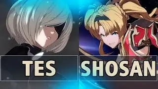 GBVSR: 🔥Tes (2B) Vs Shosan (Zeta)🔥 | High Level Gameplay.