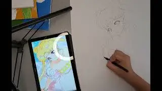 Uno de mis talentos jaja dibujando a Serena #sailormoon #serena #dibujo