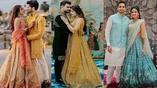 Couple matching engagement dresses | designer engagement dresses| wedding series